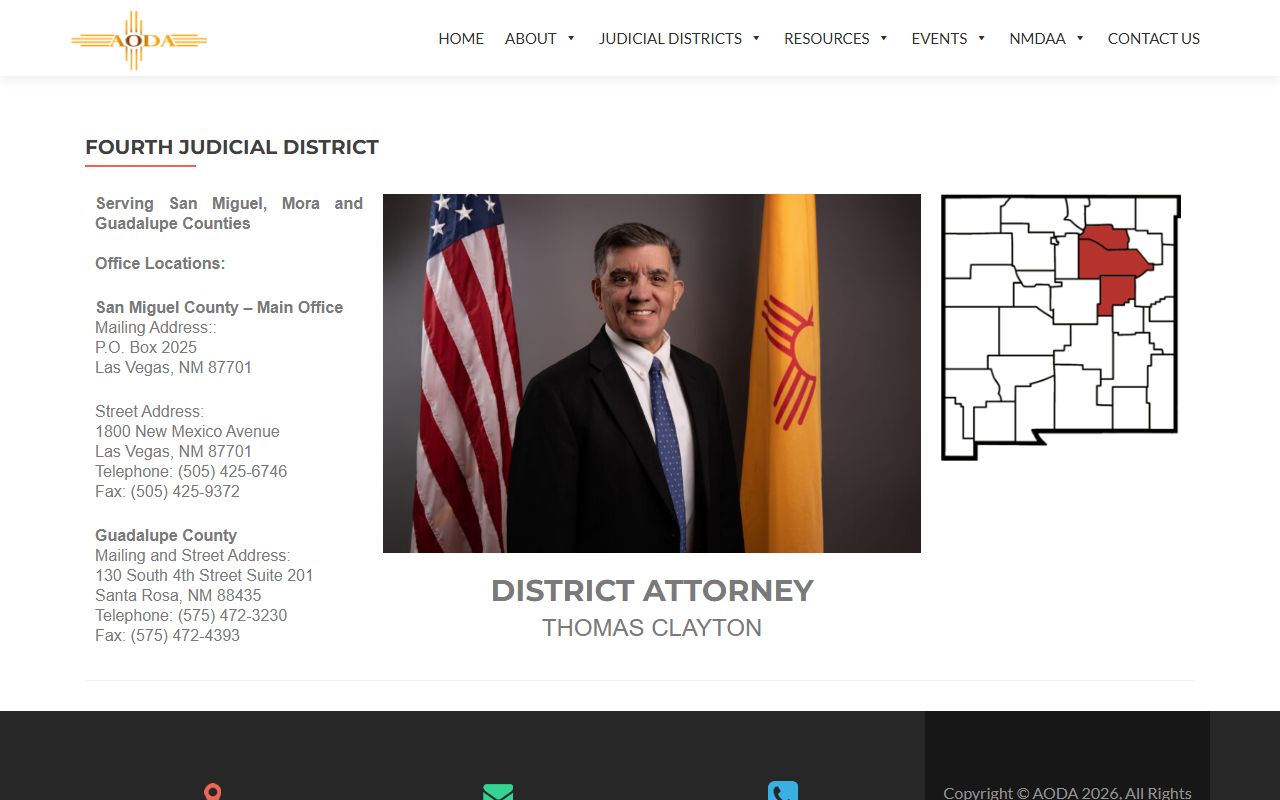 Guadalupe County criminal court records Fourth Judicial District Attorney page