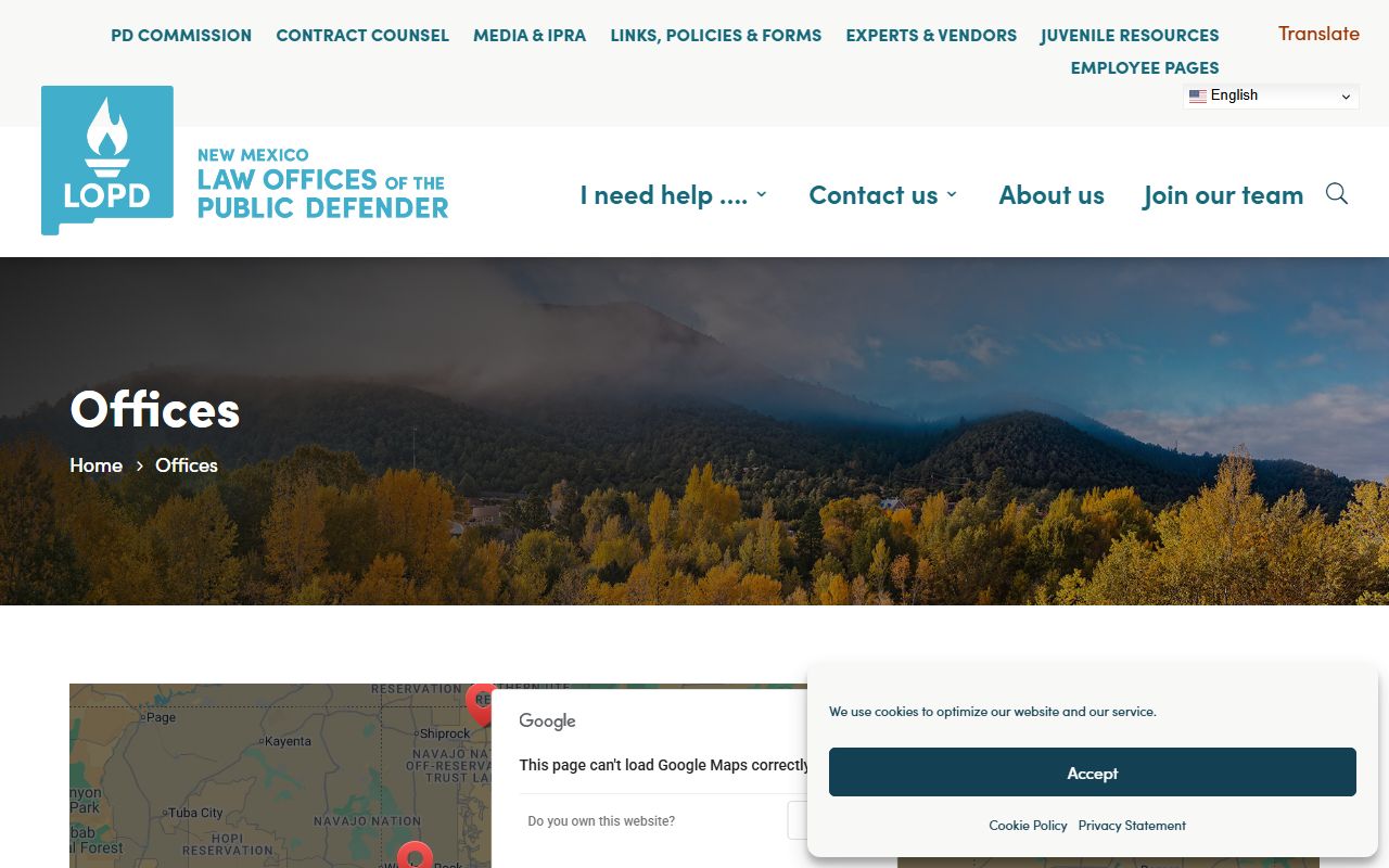 Guadalupe County criminal court records New Mexico public defender office directory