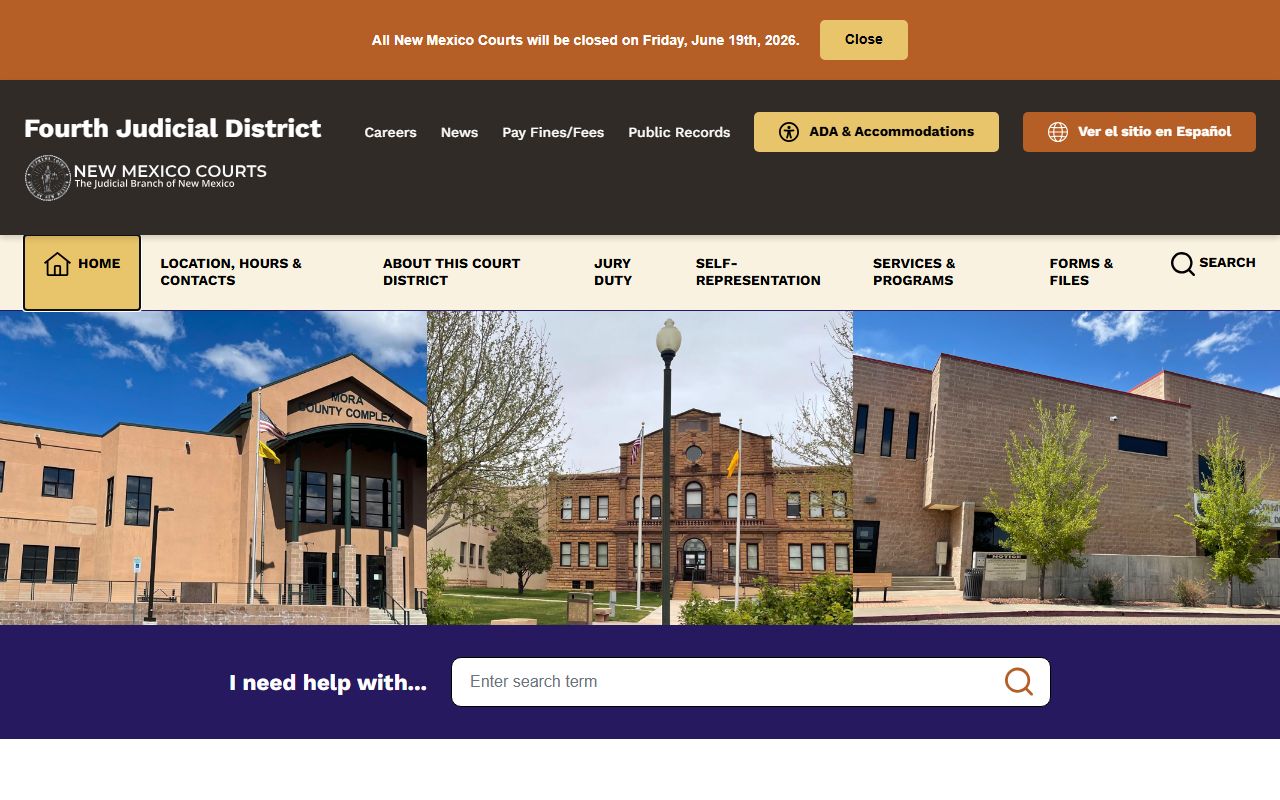 Guadalupe County court records Fourth Judicial District homepage