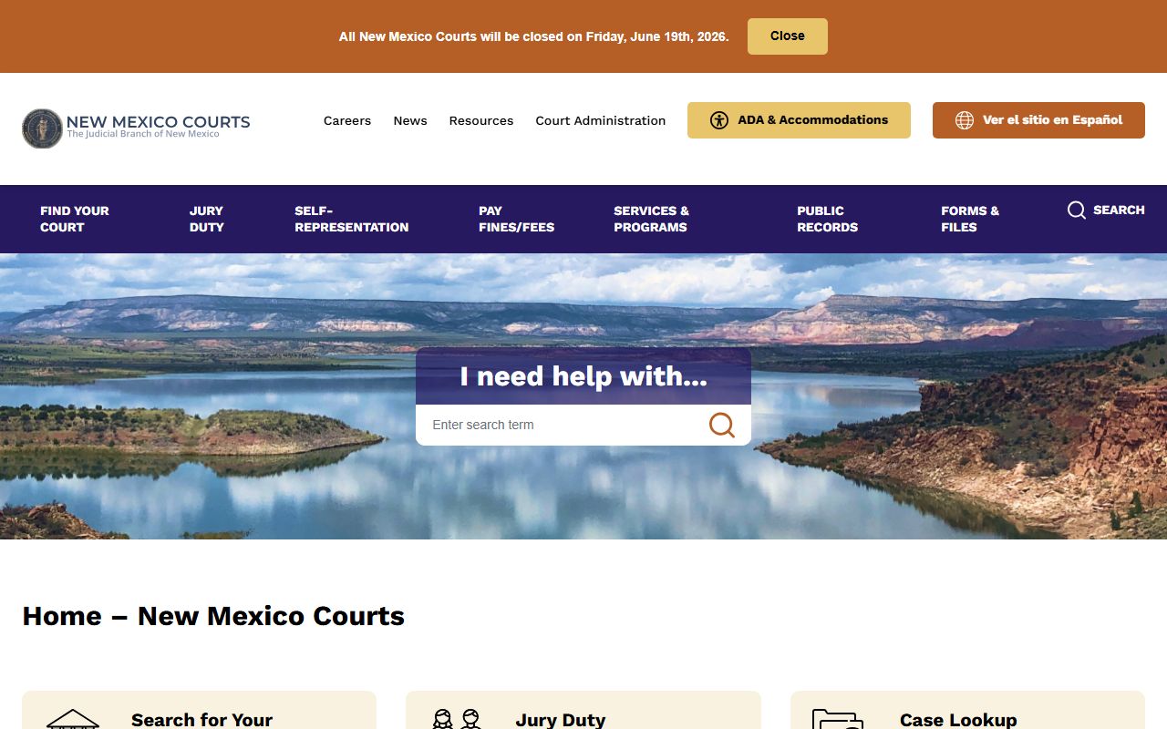 Guadalupe County court records New Mexico Courts homepage